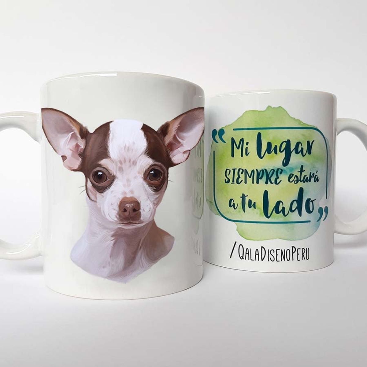 QALA DISEÑO - Taza 11 oz. Qala Diseño - Perro Chihuahua B.