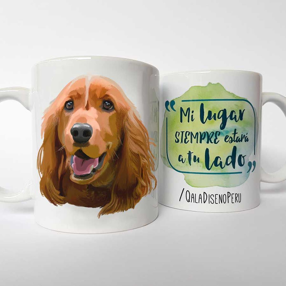 QALA DISEÑO - Taza 11 oz. Qala Diseño - Perro Cocker