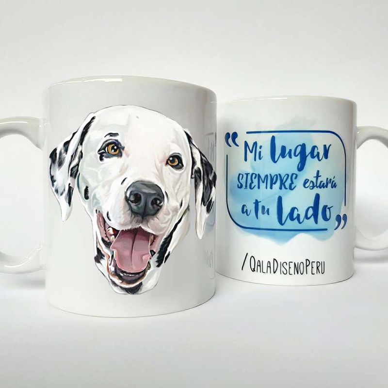 QALA DISEÑO - Taza 11 oz. Qala Diseño - Perro Dálmata