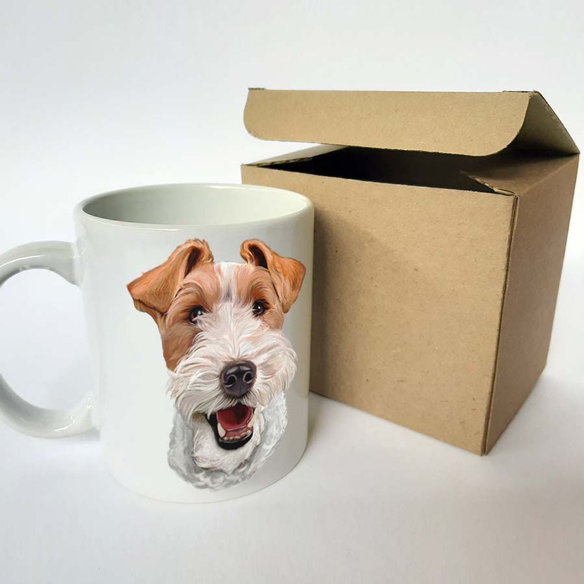 QALA DISEÑO - Taza 11 oz. Qala Diseño - Perro Fox Terrier