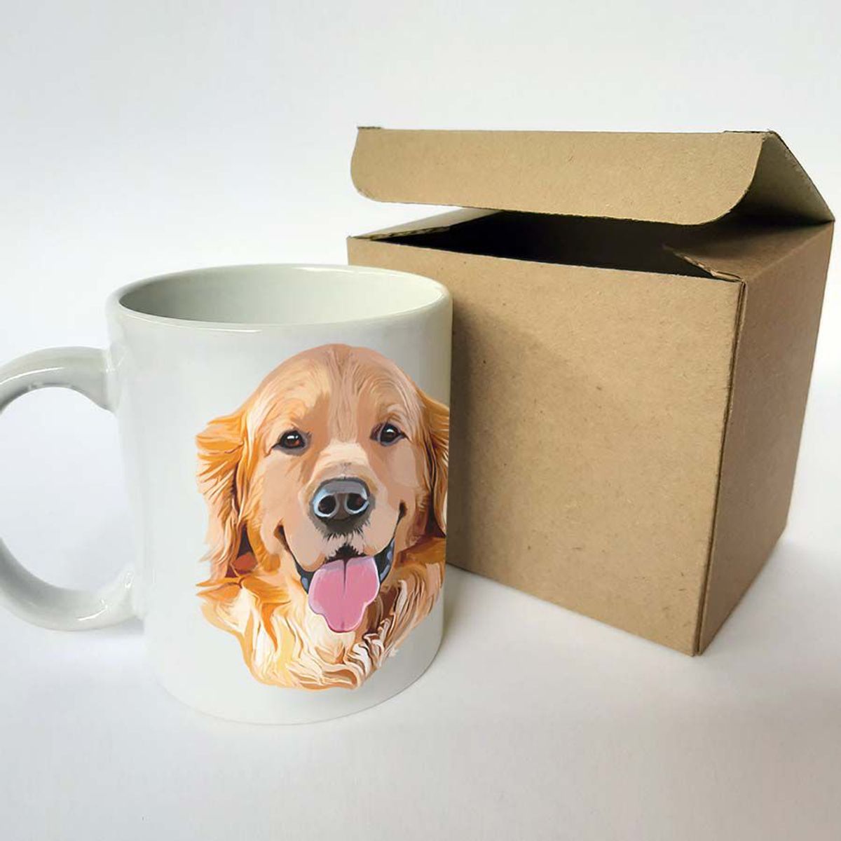 QALA DISEÑO - Taza 11 oz. Qala Diseño - Perro Golden Retriever