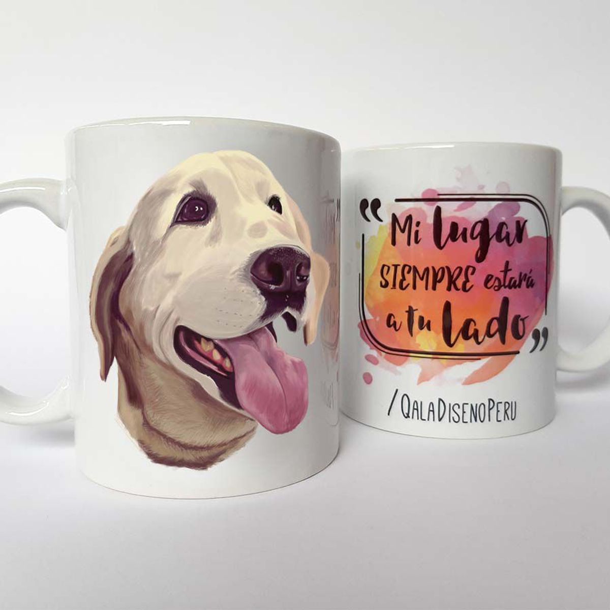 QALA DISEÑO - Taza 11 oz. Qala Diseño - Perro Labrador