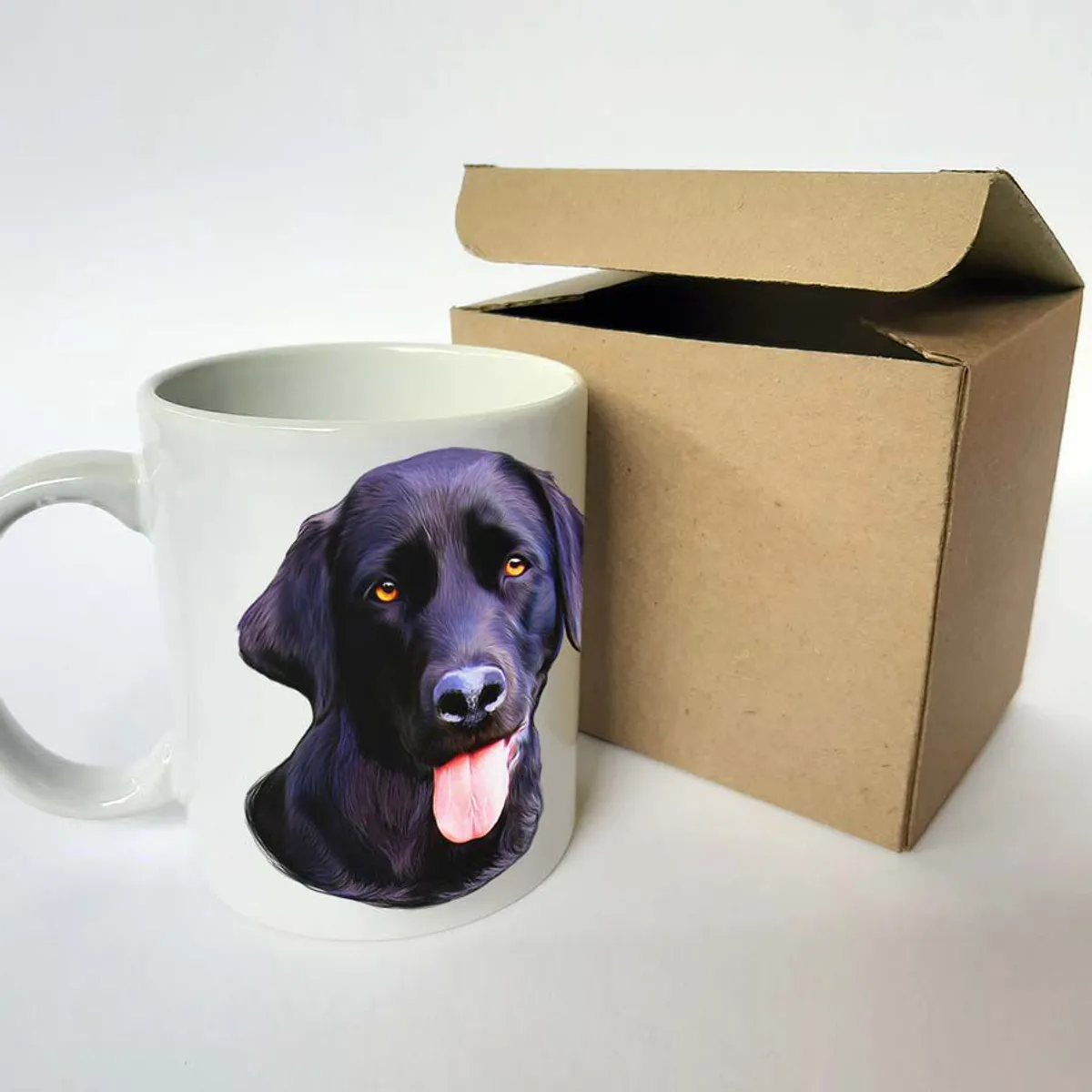 QALA DISEÑO - Taza 11 oz. Qala Diseño - Perro Labrador Negro