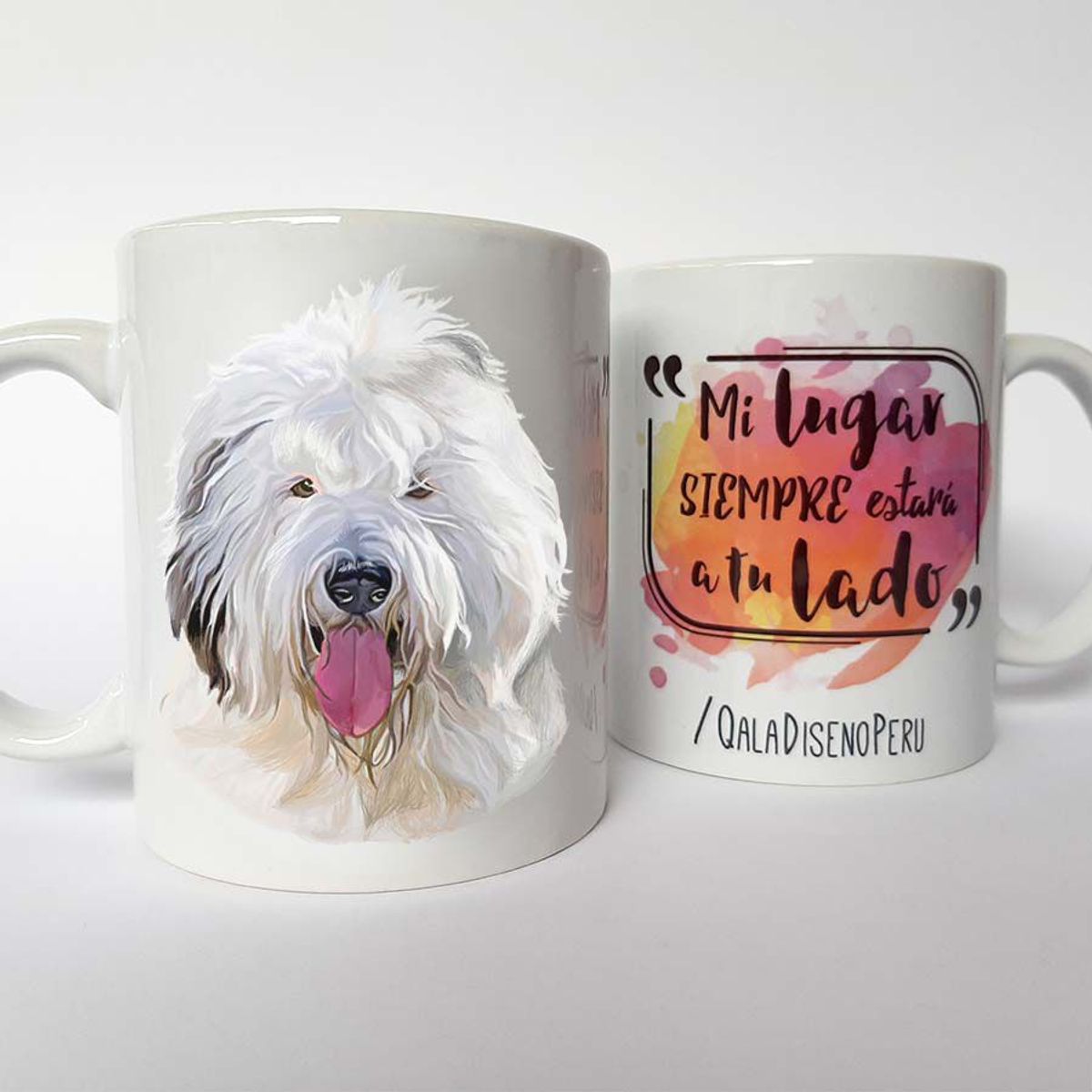 QALA DISEÑO - Taza 11 oz. Qala Diseño - Perro Ovejero