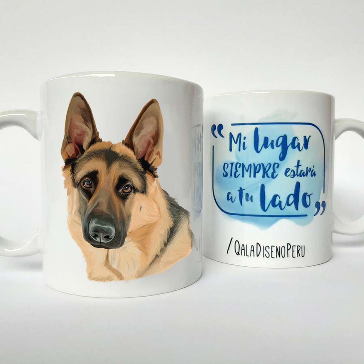QALA DISEÑO - Taza 11 oz. Qala Diseño - Perro Pastor Alemán