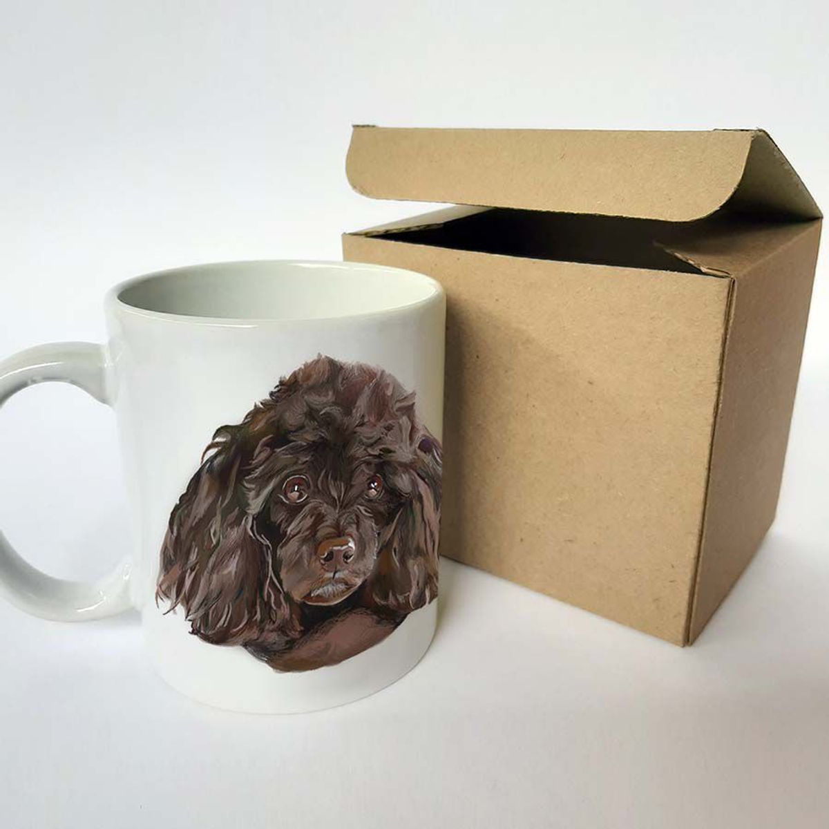 QALA DISEÑO - Taza 11 oz. Qala Diseño - Perro Poodle Negro