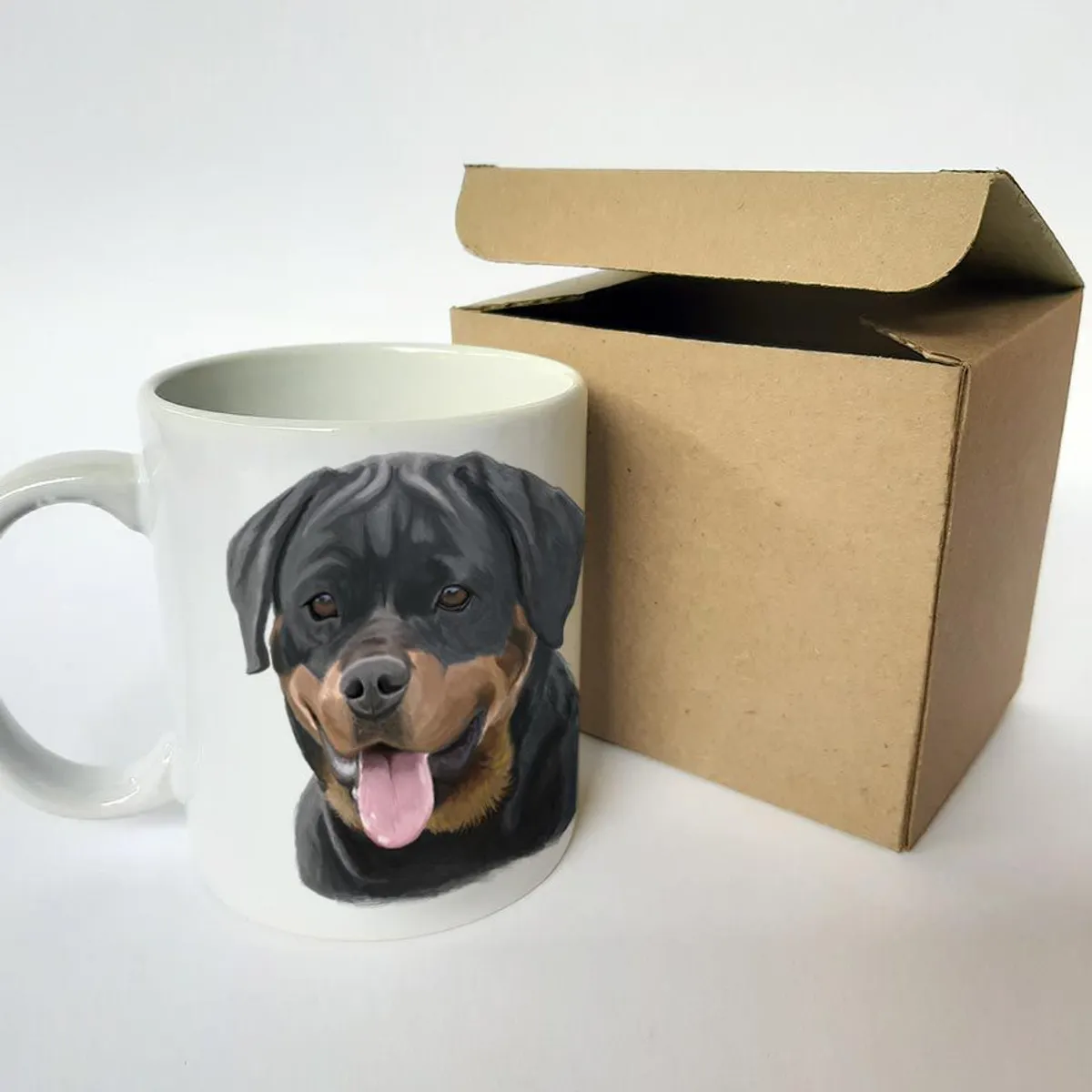 QALA DISEÑO - Taza 11 oz. Qala Diseño - Perro Rottweiler