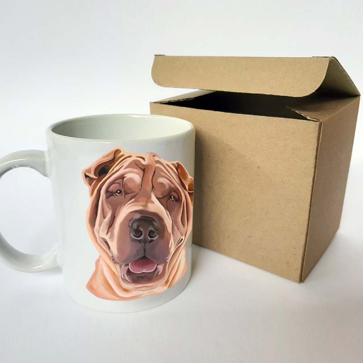 QALA DISEÑO - Taza 11 oz. Qala Diseño - Perro Shar Pei