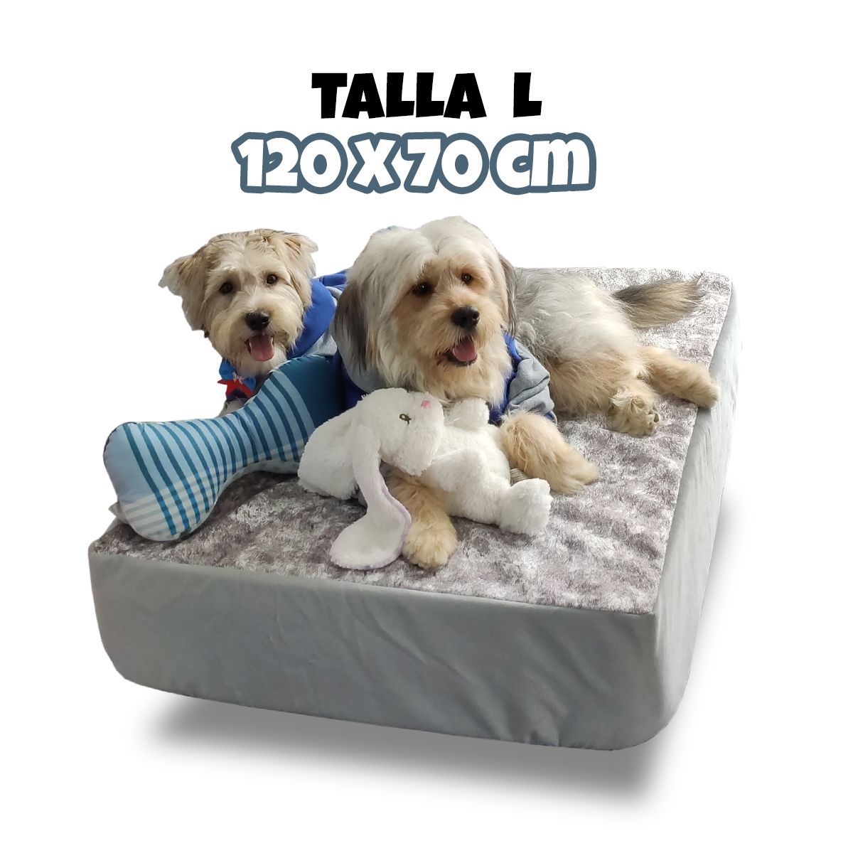 REPOSAR EL DESCANSO IDEAL - Cama para Perro PREMIUM colchón talla L