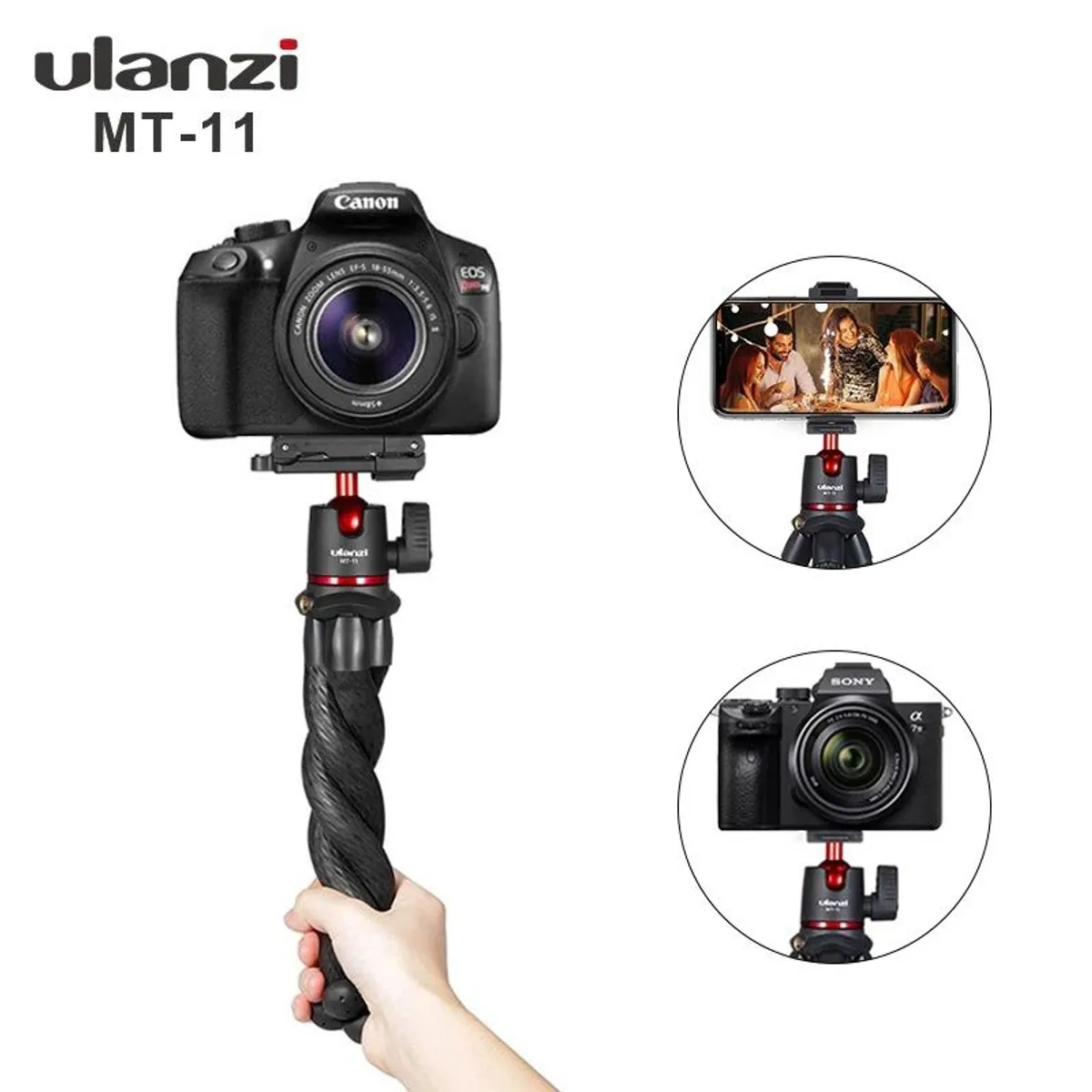 ULANZI - Trípode Cámaras Celulares Multifuncional Octopus Ulanzi Mt-11