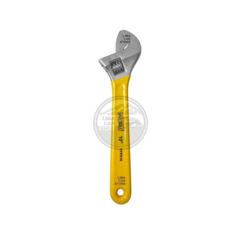 UYUSTOOLS - Llave francesa ajustable profesional 10 pulgadas Cromada Con Grip