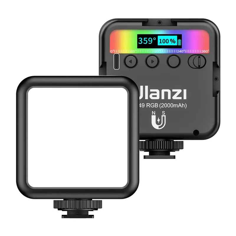 ULANZI - Mini Video Led Ulanzi Vl49 Rgb Recargable Cámaras Celulares