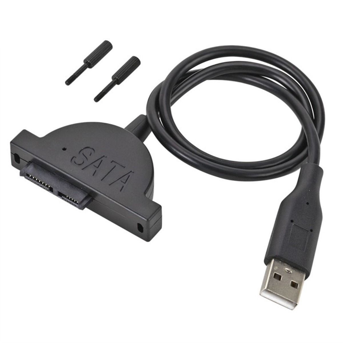 GENERICO - Adaptador Mini Sata A Usb 2.0 Para Lectoras De Laptops cd dvd