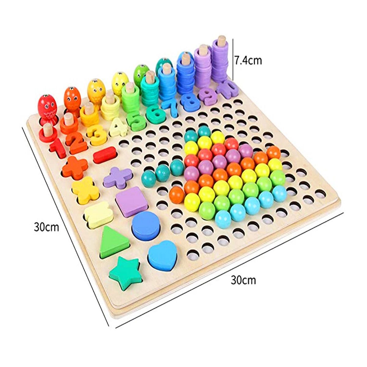 GENERICO - Juego Didáctico Pesca Logarítmica con Cuentas