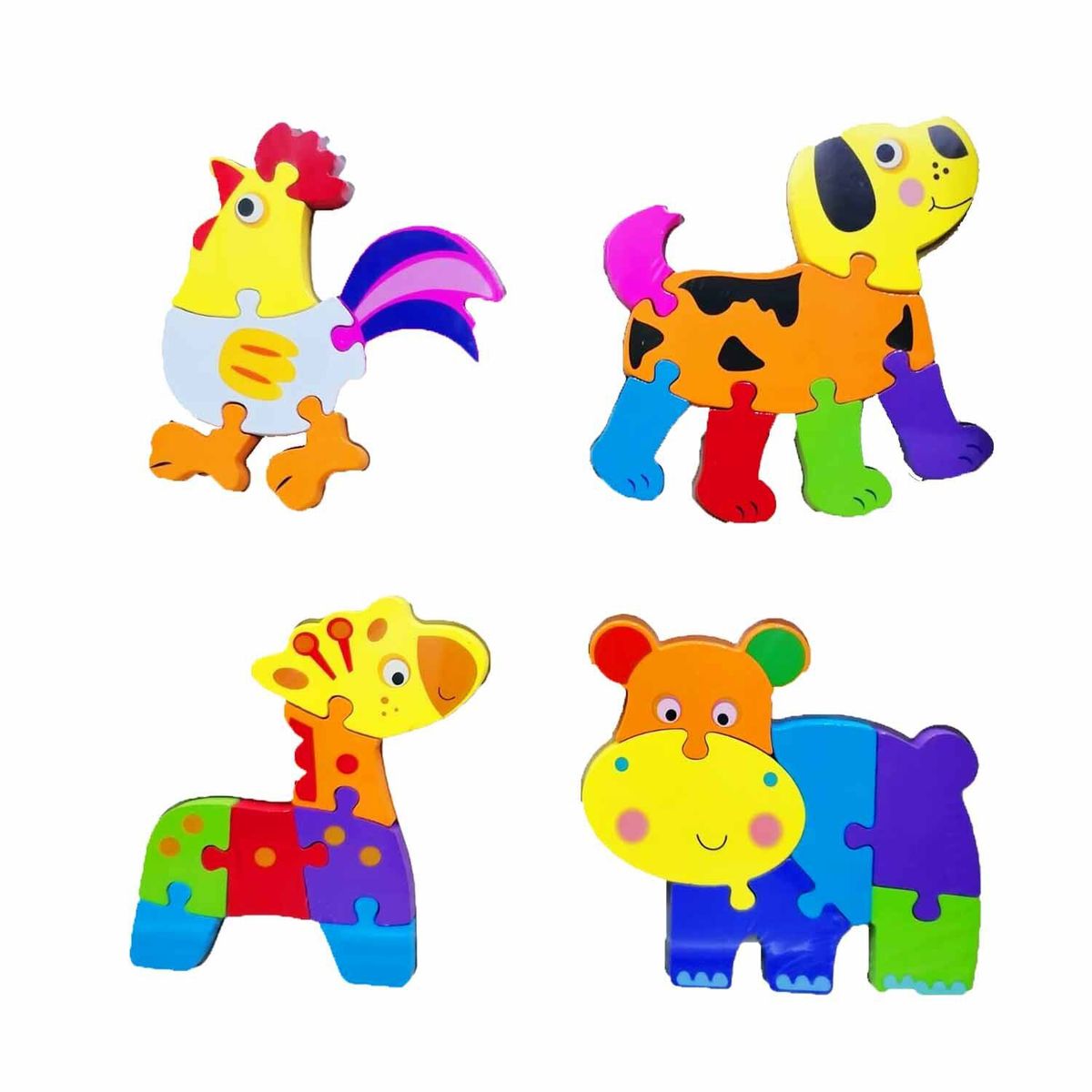 GENERICO - Juego Didáctico Rompecabezas de Animales 26P