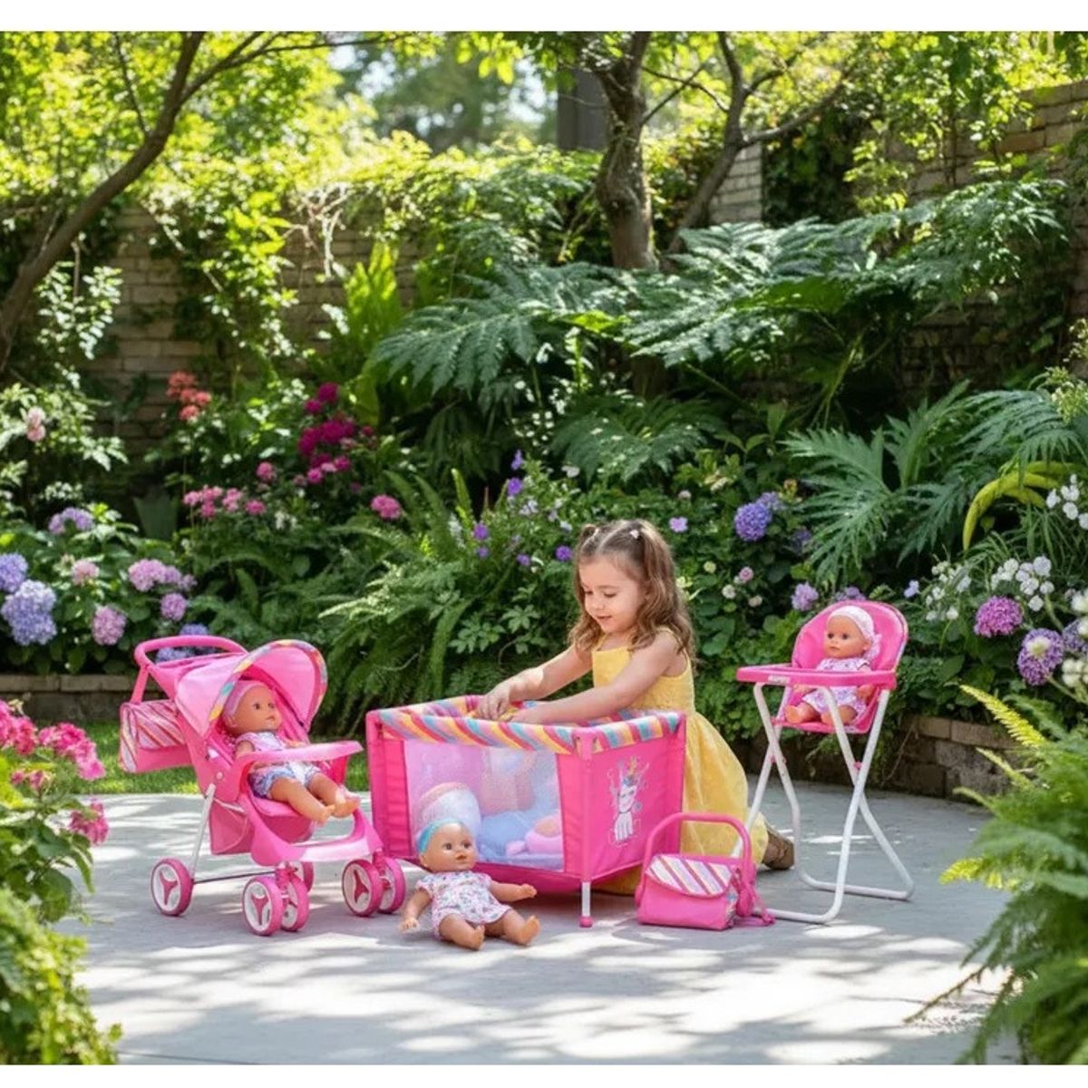 BABY KITS - Set de Accesorios para Muñecas 5 en 1 UNICORNIO