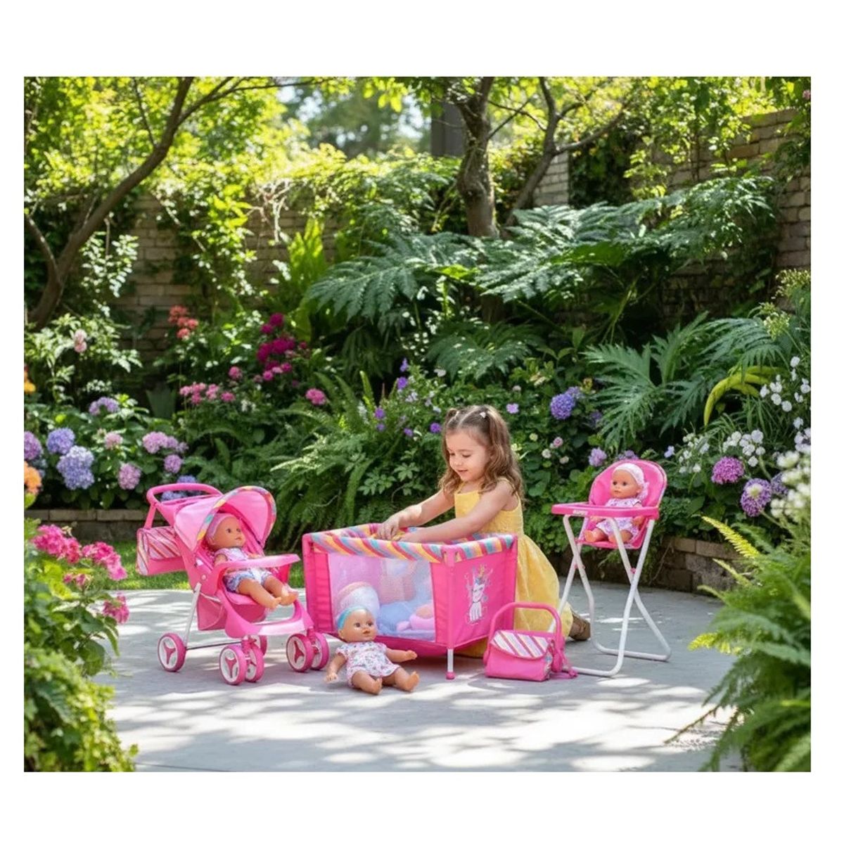 BABY KITS - Set de Accesorios para Muñecas 5 en 1 UNICORNIO