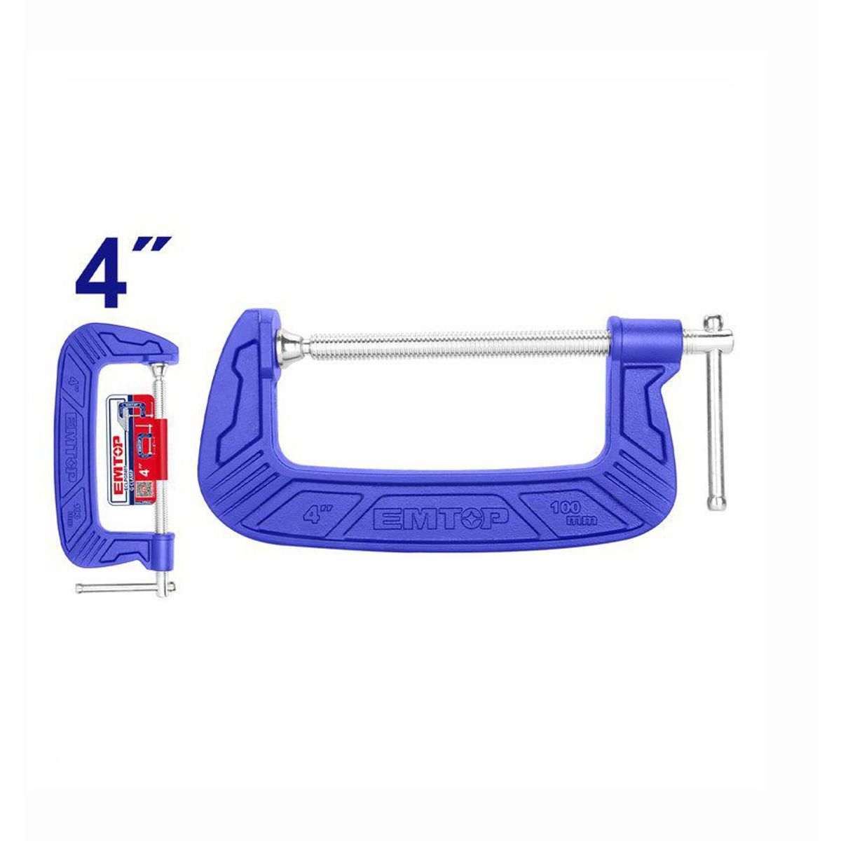 EMTOP - PRENSA EN G O C 4´ 100MM CARPINTERÍA PROFESIONAL EMTOP - ECLPG0401