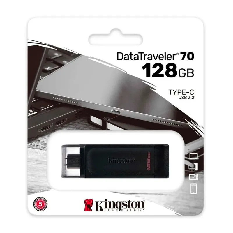 KINGSTON - MEMORIA USB TIPO C KINGSTON 128GB