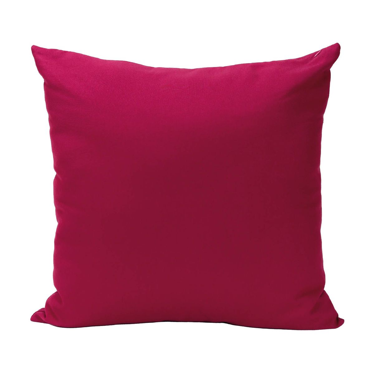 NIENNA HOME - Cojín Cuadrado Pequeño De Lino Color Frambuesa Con Relleno Incluido