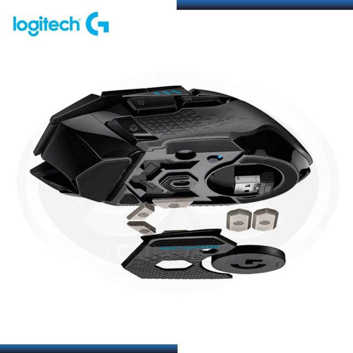 LOGITECH - MOUSE LOGITECH G502 LIGTHSPEED WIRELESS BLACK 910-005565