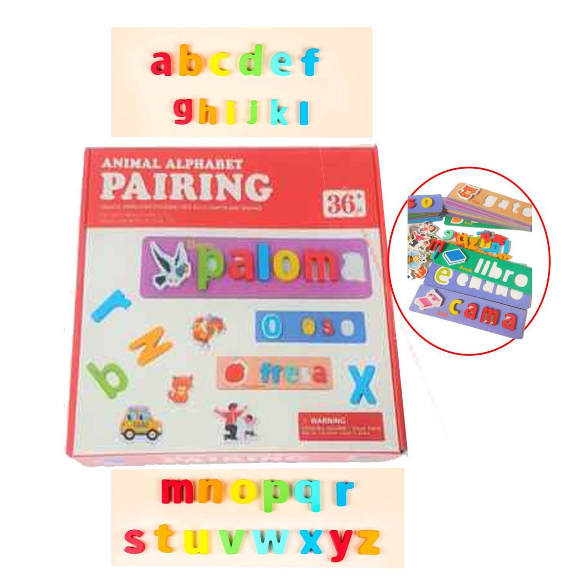 GENERICO - Juego de Emparejamiento Mis Primeras Palabras