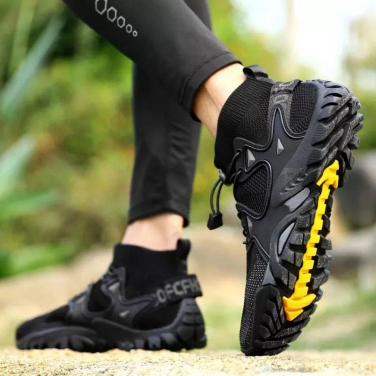 GENERICO - Zapatillas Trekking  Aqua&Moda Trekk1AN NEGRO