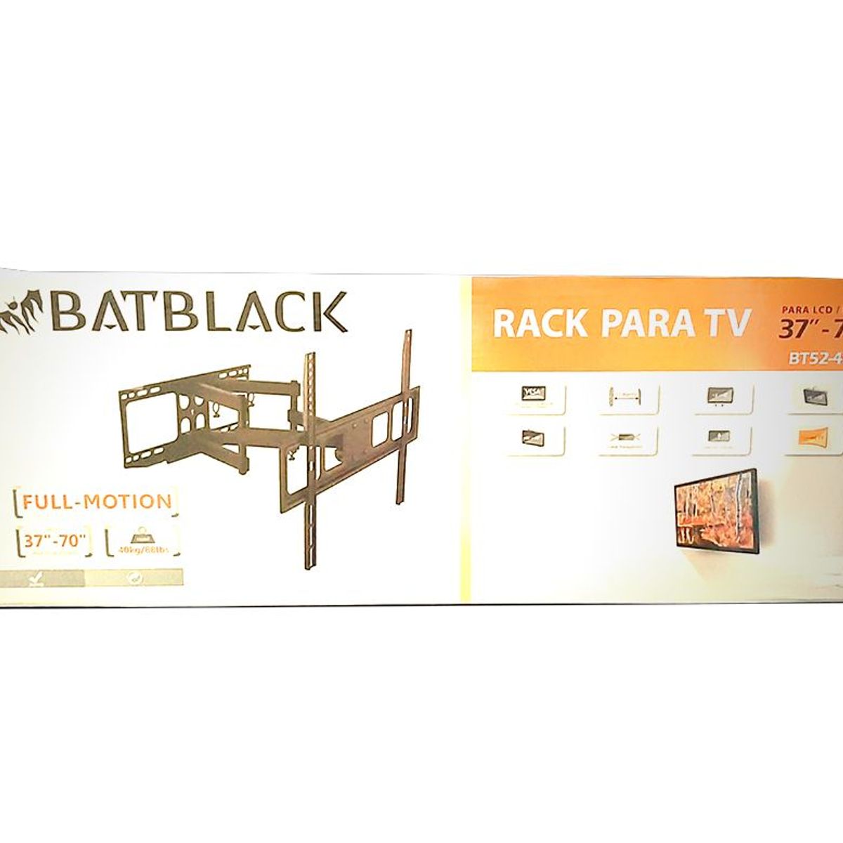 BATBLACK - Soporte Rack para TV 37- 70 Batblack BT52-466