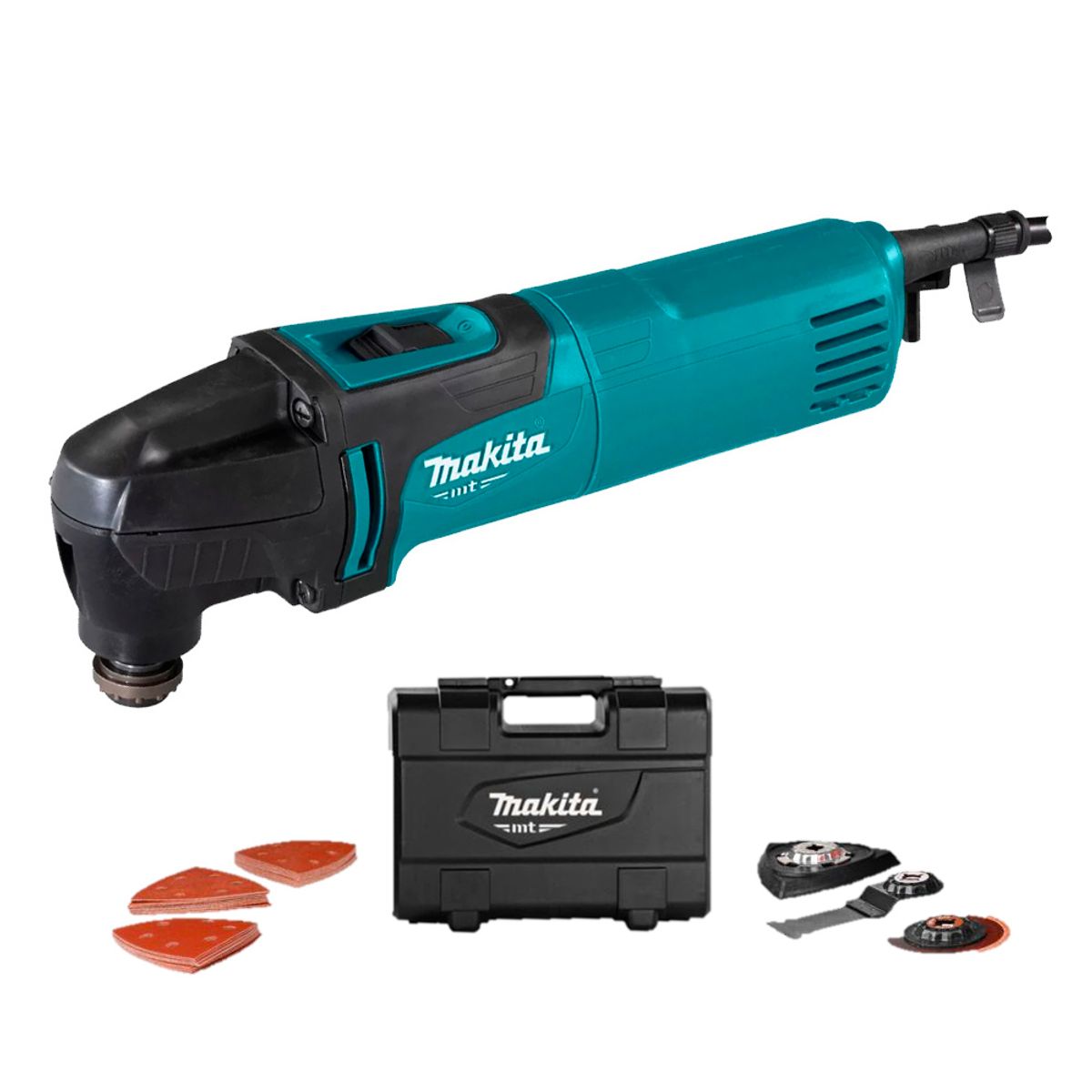 MAKITA - Multitool Oscilante Makita MT M9800BKX2 200W 22000 OPM Accesorios