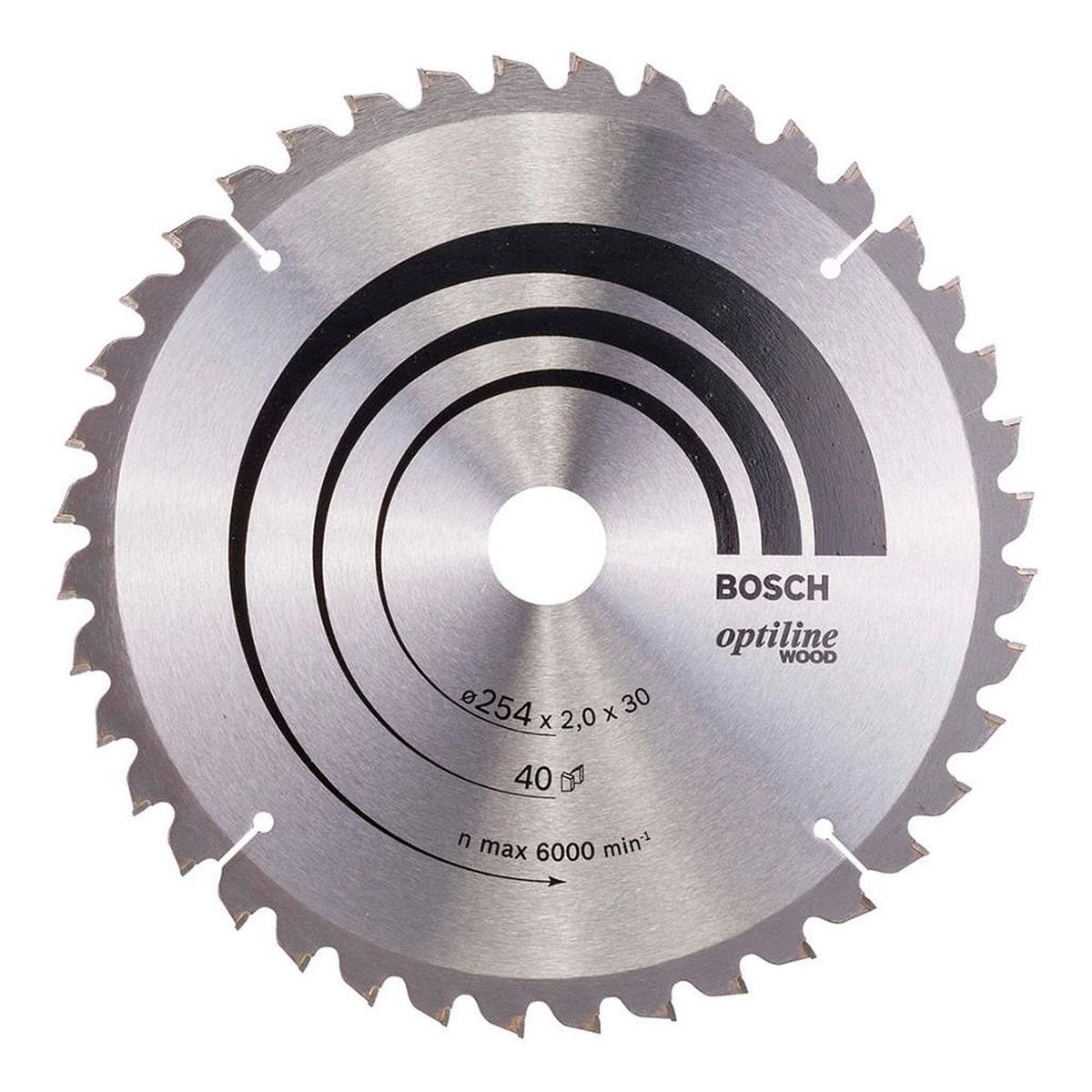 BOSCH - Disco sierra 10" bosch optiline wood de 40 dientes