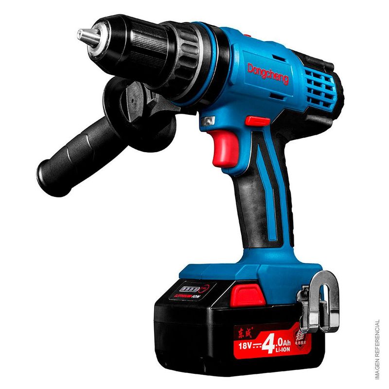 DONGCHENG - Dongcheng DCJZ13E Taladro Recargable 18v 4ah 13mm