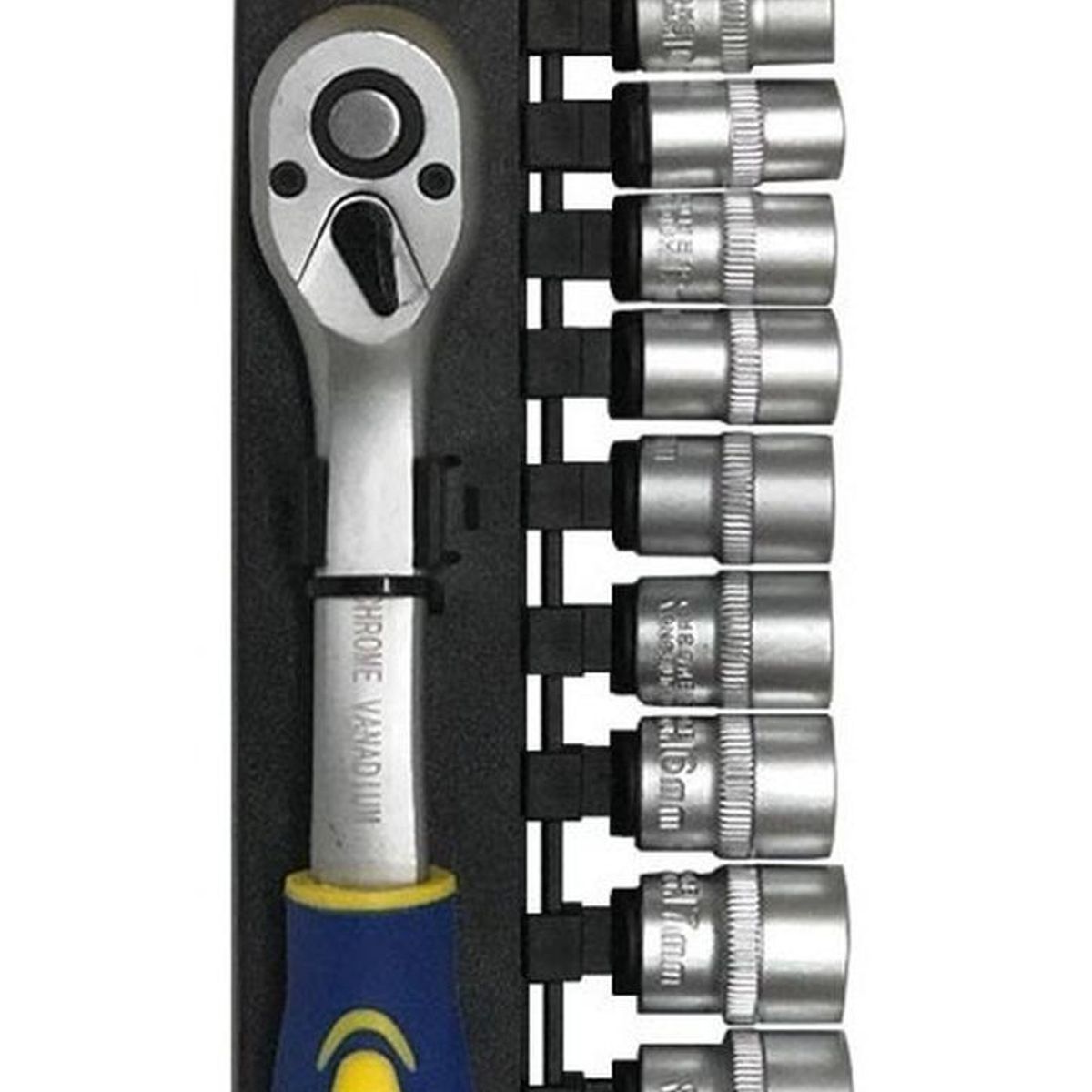 GOODYEAR - Set de dados goodyear 11pcs 3/8"  pulgadas crv