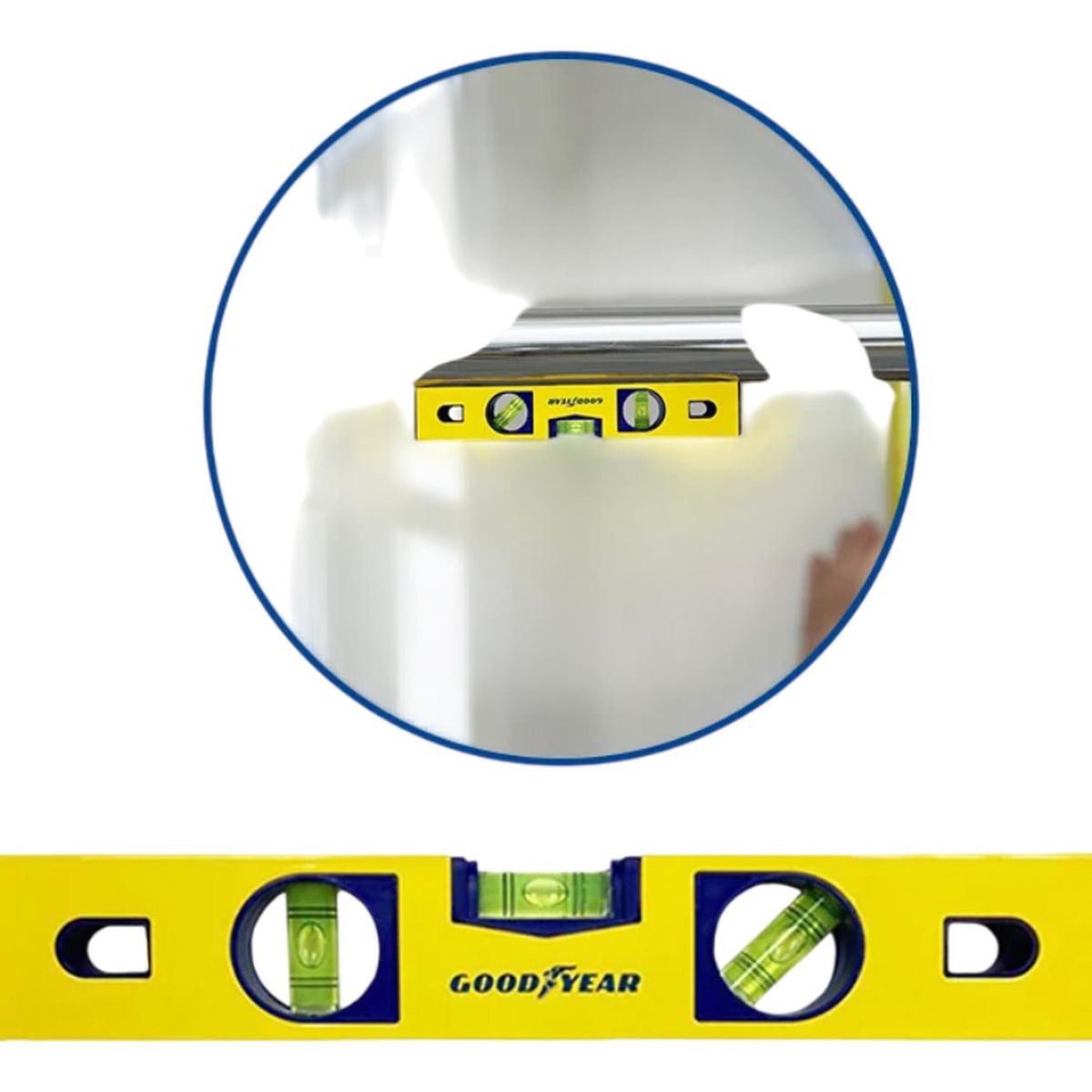 GOODYEAR - Nivel magnético imantado goodyear 300 mm crv