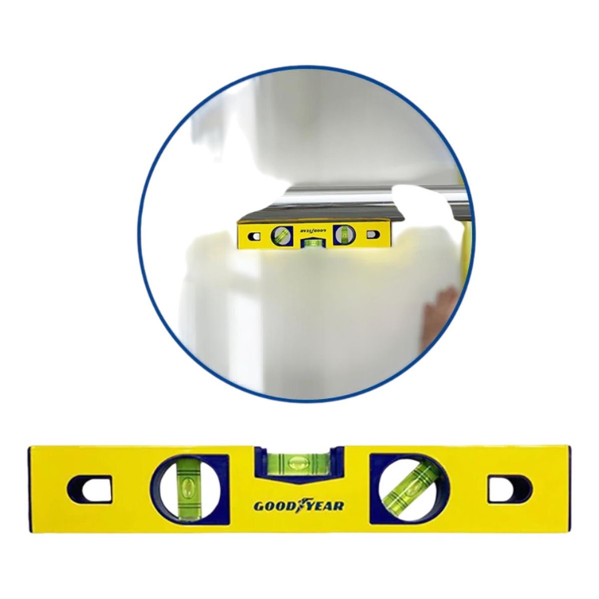GOODYEAR - Nivel magnético imantado goodyear 300 mm crv