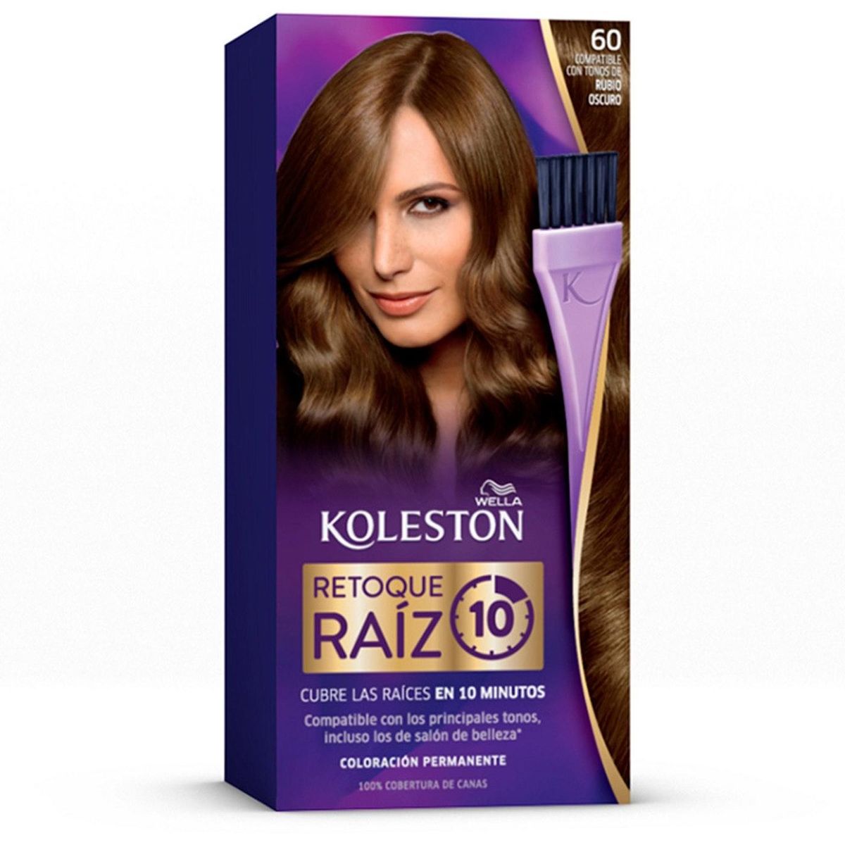 WELLA - Tinte Koleston Retoque Raiz 10min Permanent 60 Rubio Oscuro
