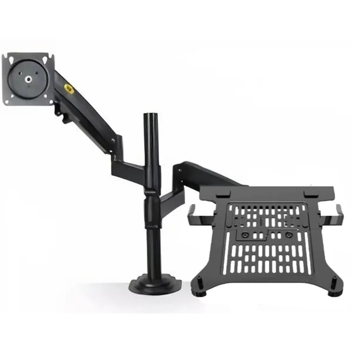 NB NORTH BAYOU - Soporte Hidráulico Doble para Monitor y Laptop