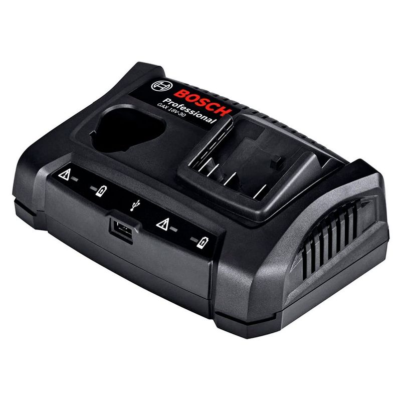 BOSCH - Cargador Multiple Bosch GAX 18v-30 12v 144v 18v USB