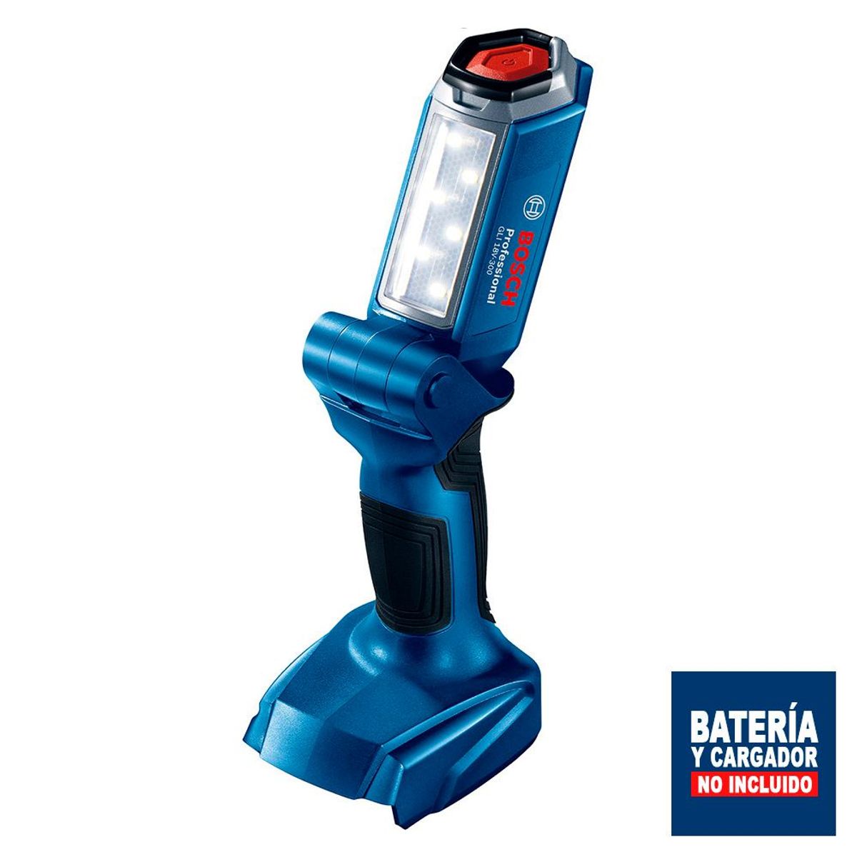 BOSCH - Linterna inalámbrica GLI 18V-300 con 6 LEDs - 300 lúmenes