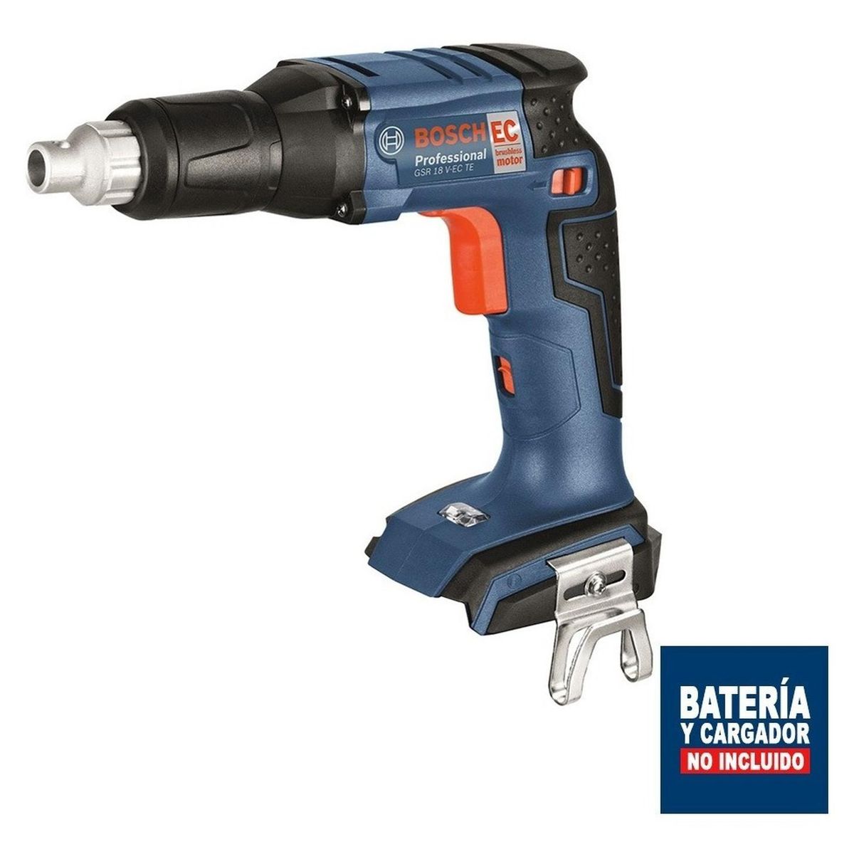 BOSCH - Atornillador para Drywall Bosch Profesional GSR 18V-EC TE (Baretool)