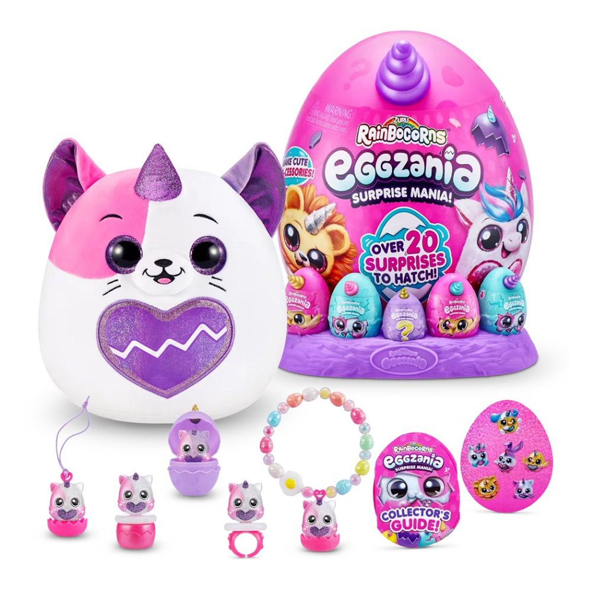 ZURU - Peluche Rainbocorns Eggzania Surprise Mania 20 Sorpresas