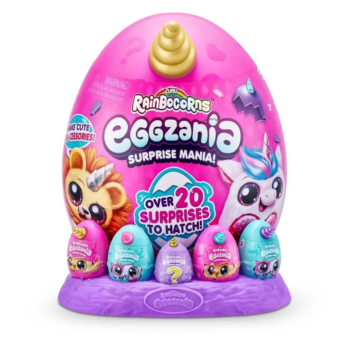 ZURU - Peluche Rainbocorns Eggzania Surprise Mania 20 Sorpresas