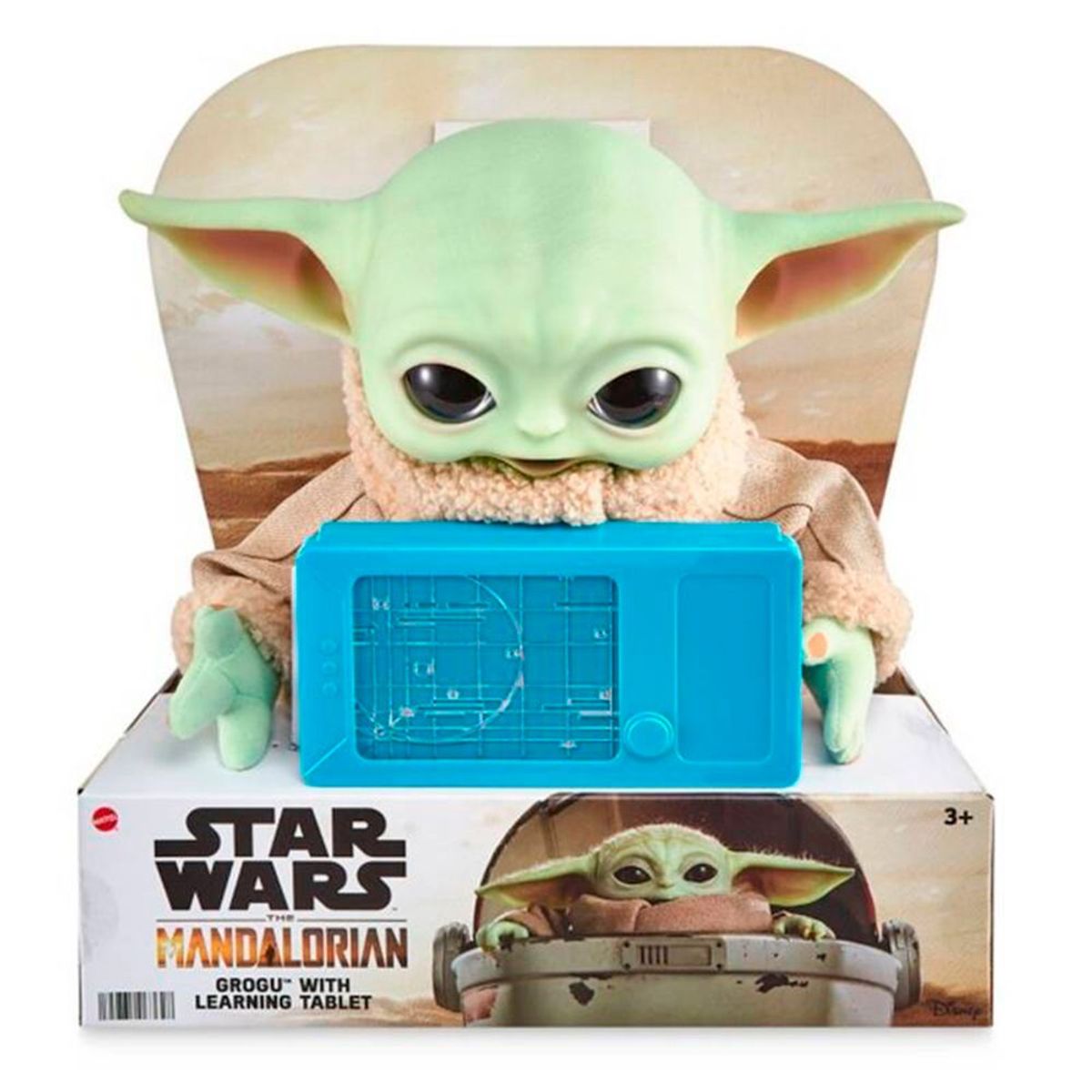 MATTEL - Muñeco Mattel Baby Yoda Grogu con Tablet The Mandalorian Star Wars