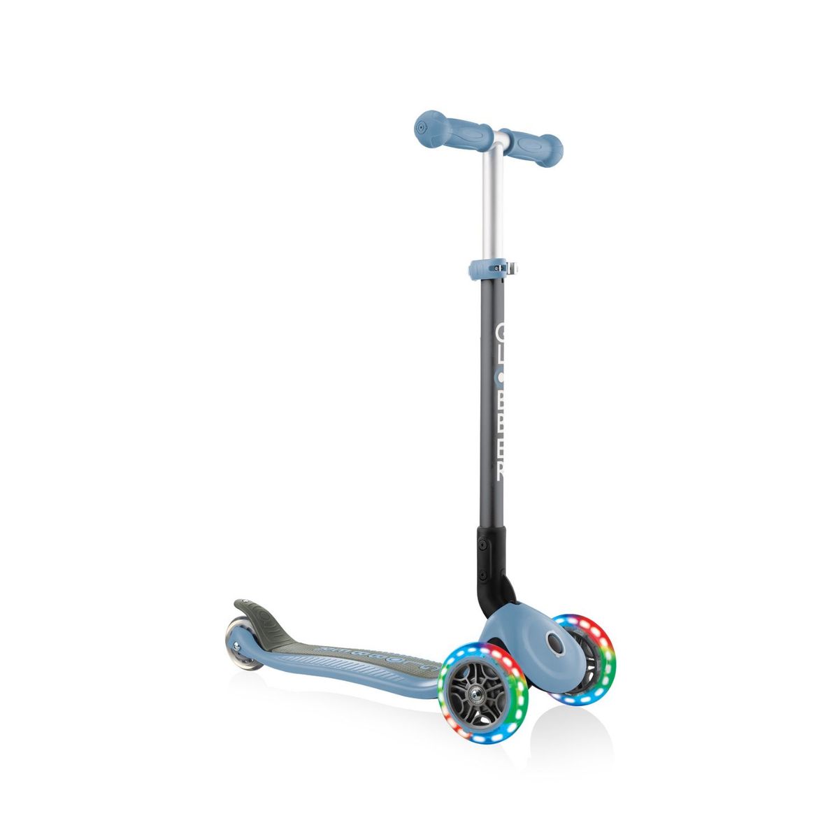 GLOBBER - Scooter Globber Primo Plegable LED Azul Pastel