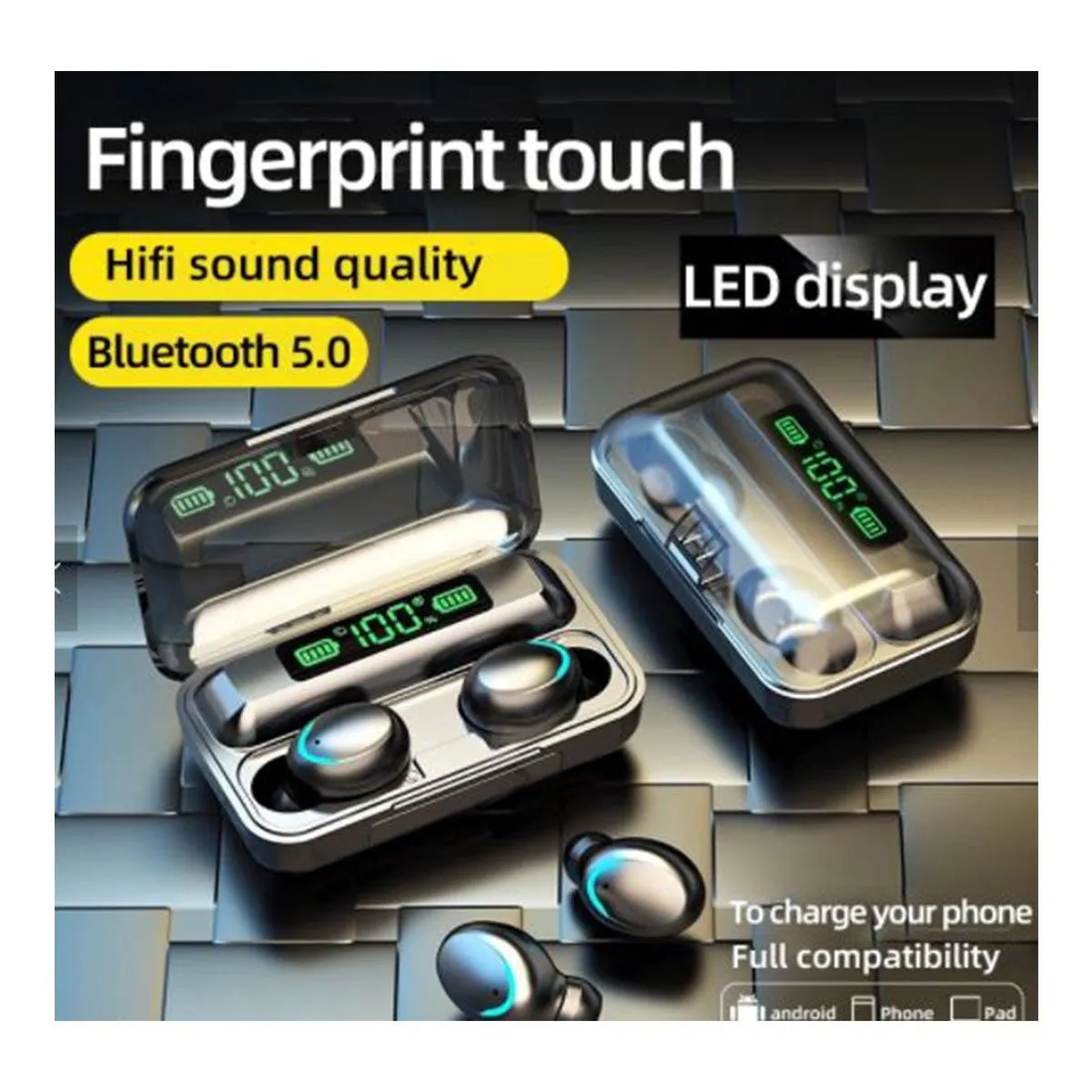 GENERICO - Audifonos  Bluetooth F9 Versión 5.1