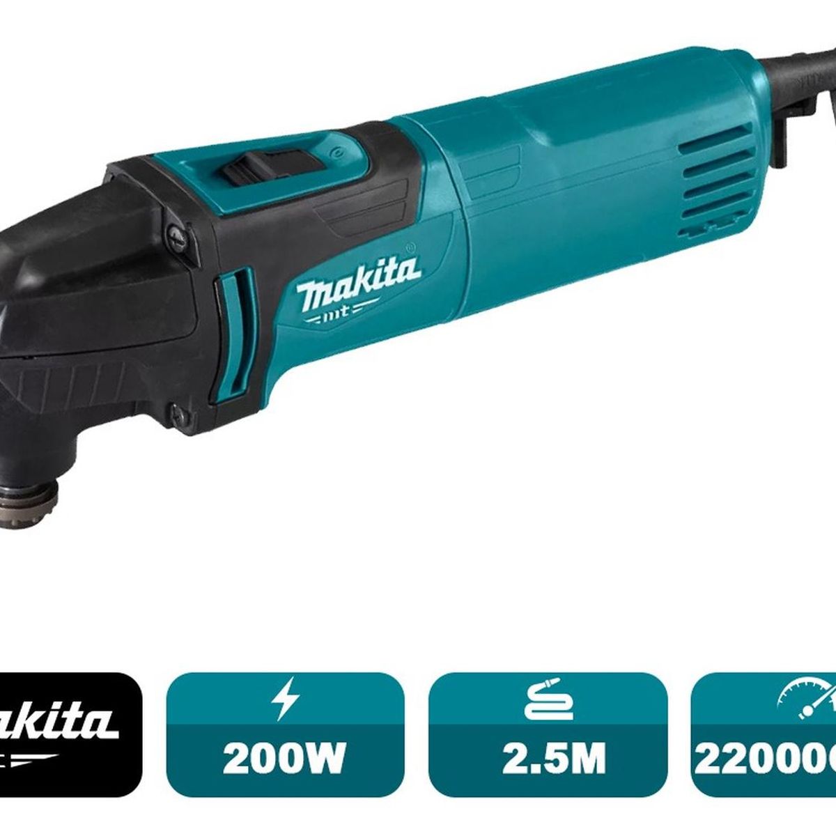 MAKITA - Multitool Oscilante Makita MT M9800 200W 22000 OPM Profesional