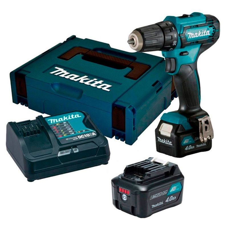 MAKITA - Makita Taladro Atornillador 3/8" 12V BL CXT 2 x 4.0 Ah