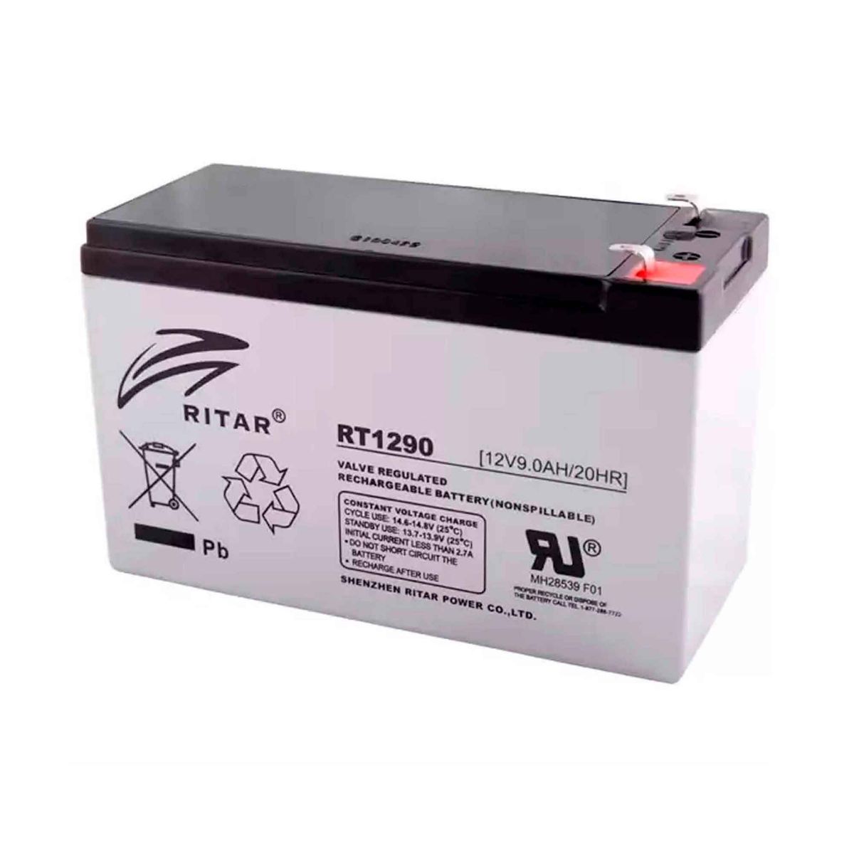 GENERICO - Bateria Recargable 12V 9AH RITAR RT-1290