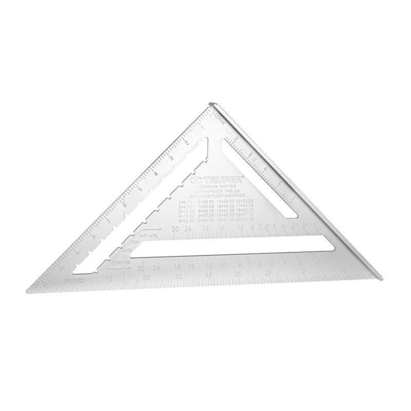 TRUPER - Escuadra 12" de Aluminio  para drywall Muros de Yeso Truper