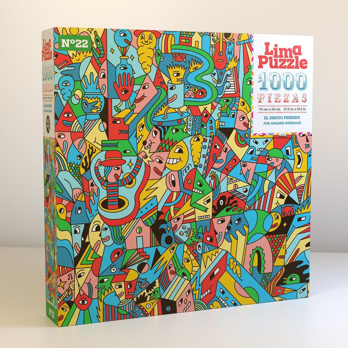 LIMA PUZZLE - Rompecabezas Artistas Peruanos El dibujo perdido