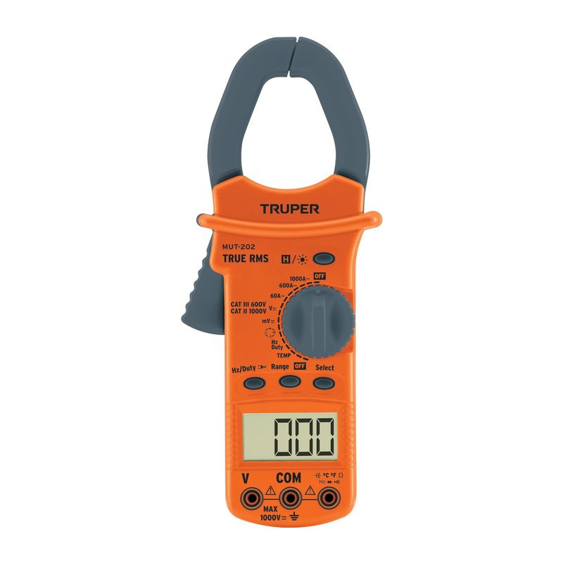 TRUPER - Multimetro Digital Pinza Amperimetrica Incluye Estuche Truper